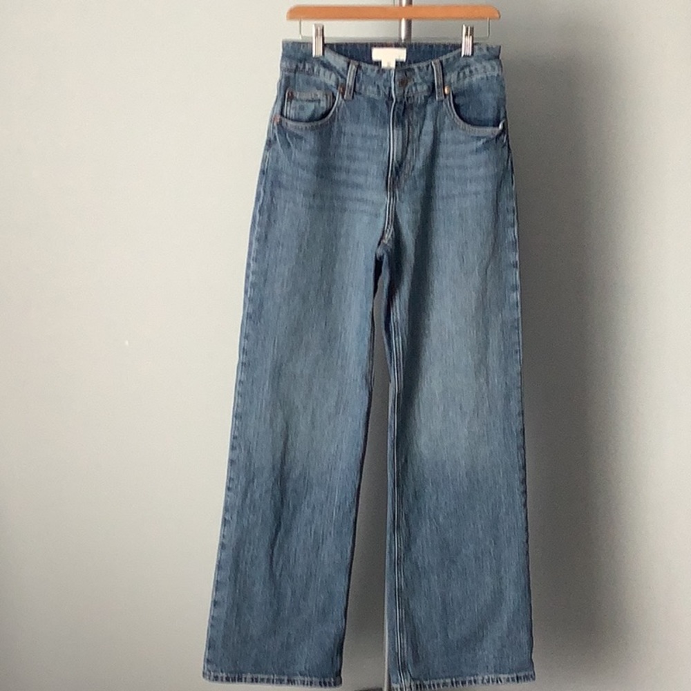 Hi Waisted||Wide Leg Jeans - Picture 7 of 8